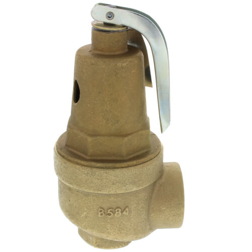Main product image of 1" FNPT x 1-1/4" FNPT RVW61 6,278,000 BTU Bronze Hot Water Relief Valve (160 psi)