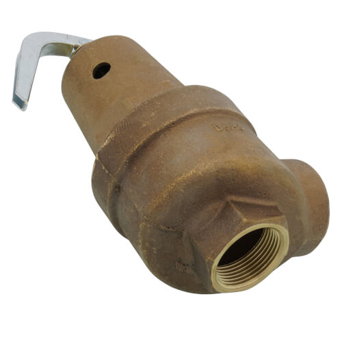 Main product image of 1-1/4" FNPT x 1-1/2" FNPT RVW61 2,716,000 BTU Bronze Hot Water Relief Valve (30 psi)