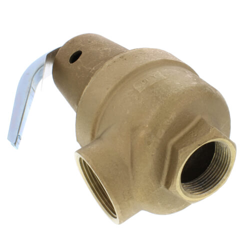 Main product image of 1-1/4" FNPT x 1-1/2" FNPT RVW61 3,969,000 BTU Bronze Hot Water Relief Valve (50 psi)