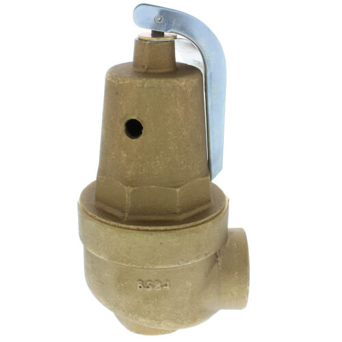 Main product image of 1-1/4" FNPT x 1-1/2" FNPT RVW61 3,969,000 BTU Bronze Hot Water Relief Valve (50 psi)
