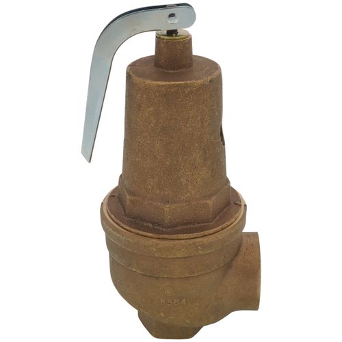 Main product image of 1-1/2" FNPT x 2" FNPT RVW61 3,696,000 BTU Bronze Hot Water Relief Valve (30 psi)