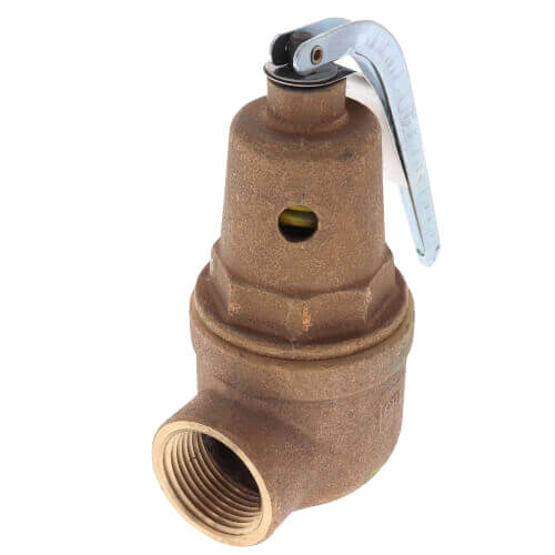 Main product image of 1-1/2" FNPT x 2" FNPT RVW61 5,400,000 BTU Bronze Hot Water Relief Valve (50 psi)