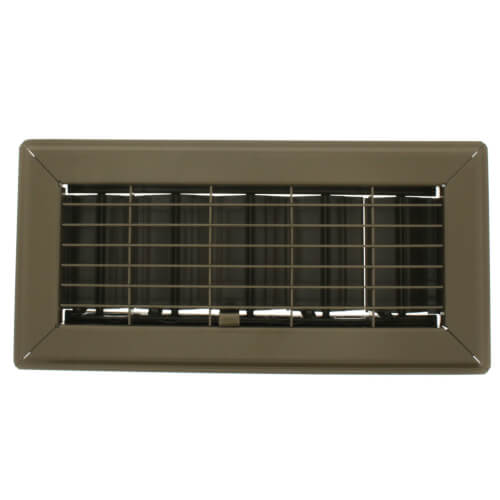 Main product image of 4" x 10" (Wall Opening Size) Golden Sand Floor Register (210 Series)
