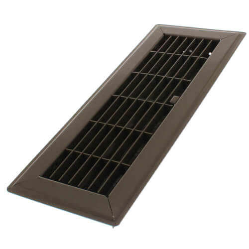 Main product image of 4" x 12" (Wall Opening Size) Golden Sand Floor Register (210 Series)