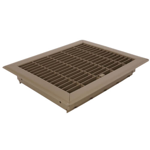 Main product image of 8" x 10" (Wall Opening Size) Golden Sand Floor Register (210 Series)
