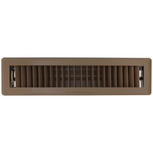 Main product image of 2" x 12" (Wall Opening Size) Golden Sand Deluxe Floor Diffuser (411 Series)