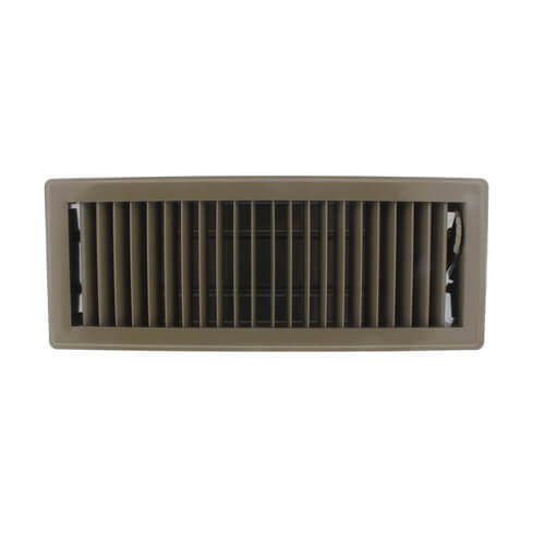 Main product image of 4" x 12" (Wall Opening Size) Golden Sand Deluxe Floor Diffuser (411 Series)