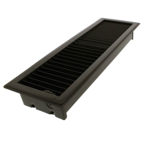 Main product image of 4" x 14" (Wall Opening Size) Golden Sand Deluxe Floor Diffuser (411 Series)