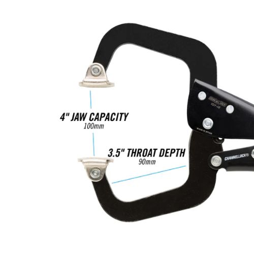 Main product image of 12" C-Clamp Locking Pliers w/ Swivel Pads