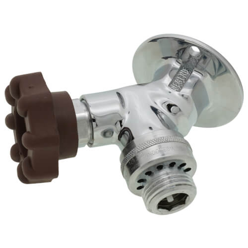 Main product image of T-459CP 3/4" Commercial Ball Valve Sillcock w/ Softouch Hand & Key (Chrome Brass)