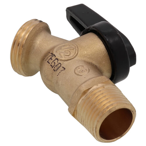 Main product image of 1/2" MNPT R671 Brass No Kink Ball Valve Hose Bibb
