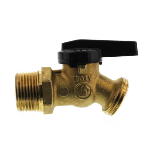 Main product image of 3/4" MNPT R671 Brass No Kink Ball Valve Hose Bibb
