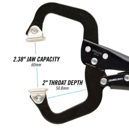 Main product image of 6" C-Clamp Locking Pliers w/ Swivel Pads