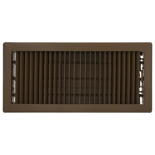 Main product image of 6" x 14" (Wall Opening Size) Golden Sand Deluxe Floor Diffuser (411 Series)