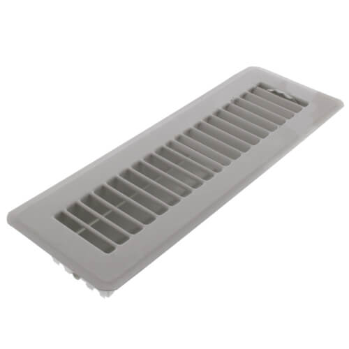 2" x 10" (Wall Opening Size) White Floor Diffuser (421 Series)