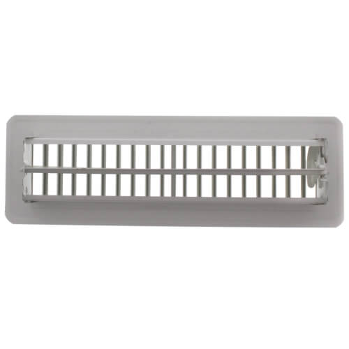 2" x 10" (Wall Opening Size) White Floor Diffuser (421 Series)