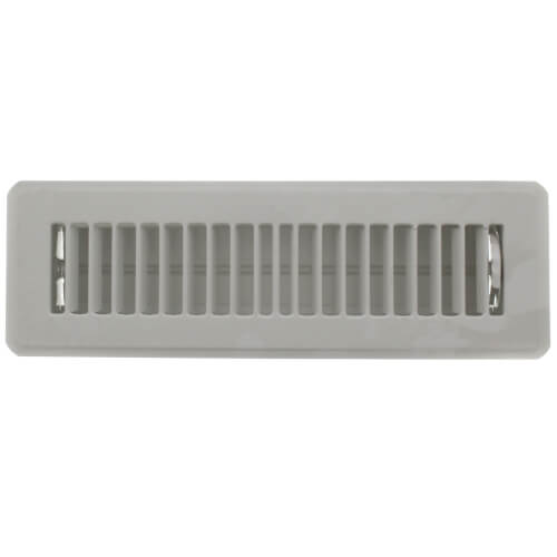 2" x 10" (Wall Opening Size) White Floor Diffuser (421 Series)