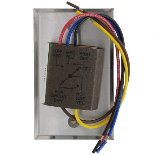 Main product image of 3 Speed Wall Mount Fan Speed Switch