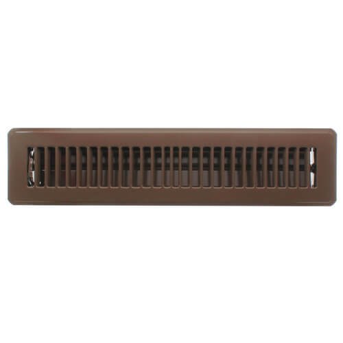 Main product image of 2" x 14" (Wall Opening Size) Golden Sand Floor Diffuser (421 Series)
