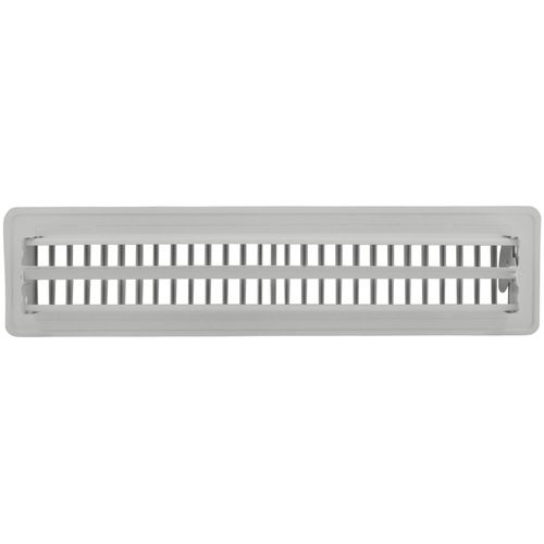 Main product image of 2" x 14" (Wall Opening Size) White Floor Diffuser (421 Series)