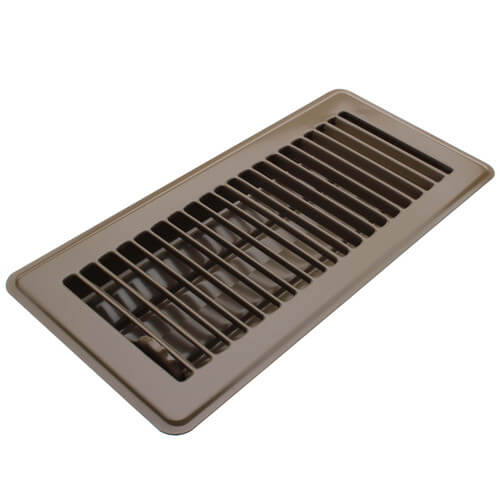 Main product image of 4" x 10" (Wall Opening Size) Golden Sand Floor Diffuser (421 Series)