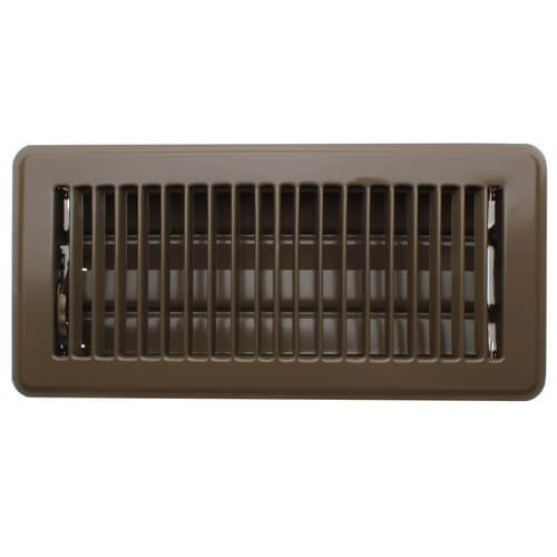 Main product image of 4" x 10" (Wall Opening Size) Golden Sand Floor Diffuser (421 Series)