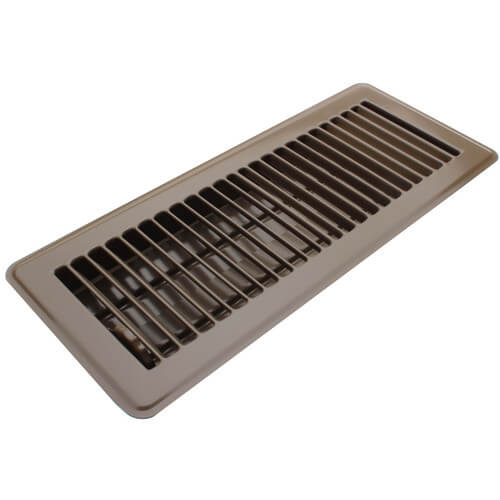 4" x 12" (Wall Opening Size) Golden Sand Floor Diffuser (421 Series)