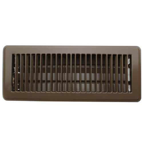 4" x 12" (Wall Opening Size) Golden Sand Floor Diffuser (421 Series)