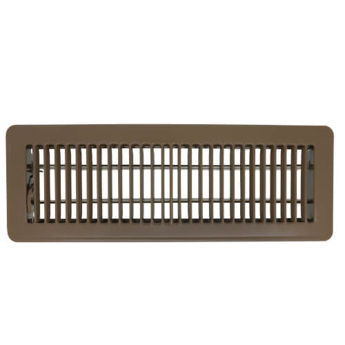 Main product image of 4" x 14" (Wall Opening Size) Golden Sand Floor Diffuser (421 Series)