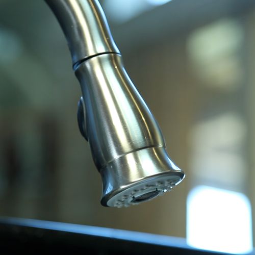 Main product image of Smart Spray Pull-Down Faucet Spray Head (Stainless Steel)