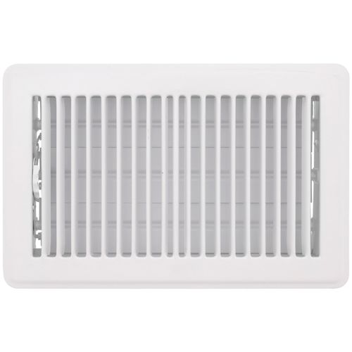 Main product image of 6" x 10" (Wall Opening Size) White Floor Diffuser (421 Series)