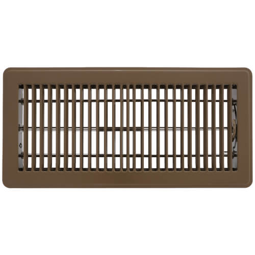 Main product image of 6" x 14" (Wall Opening Size) Golden Sand Floor Diffuser (421 Series)