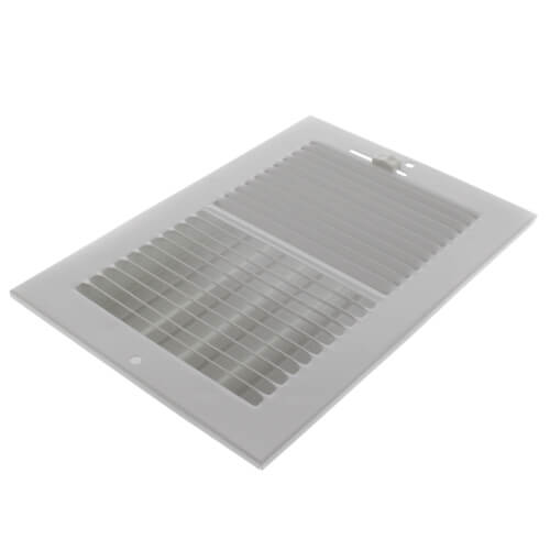 Main product image of 8" x 5" (Wall Opening Size) White Sidewall/Ceiling Register (661 Series)