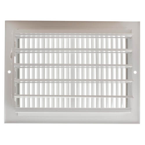 Main product image of 8" x 6" (Wall Opening Size) White Sidewall/Ceiling Register (661 Series)