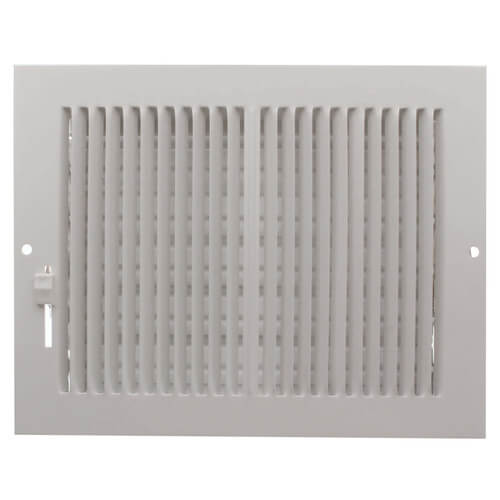 Main product image of 8" x 6" (Wall Opening Size) White Sidewall/Ceiling Register (661 Series)