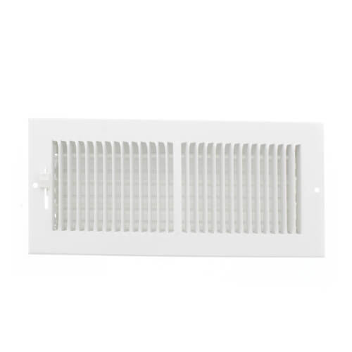 Main product image of 10" x 4" (Wall Opening Size) White Sidewall/Ceiling Register (661 Series)