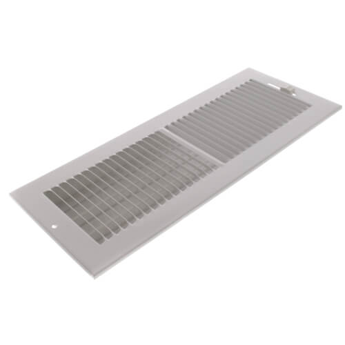 Main product image of 12" x 4" (Wall Opening Size) White Sidewall/Ceiling Register (661 Series)
