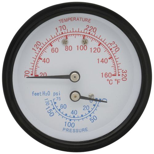 Main product image of Temp. & Pressure Gauge 135-180 Mbh K2Wtc/Phntm C/Ghe C, 108215-01