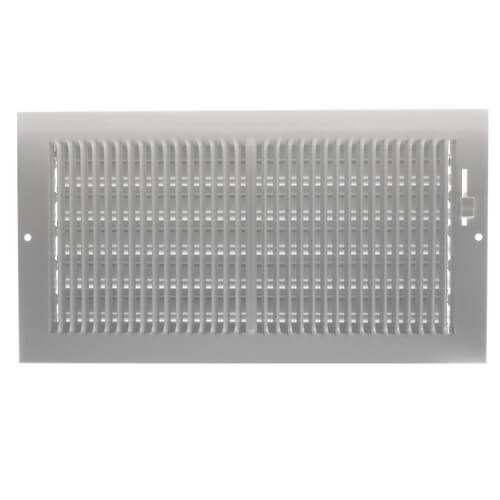Main product image of 12" x 6" (Wall Opening Size) White Sidewall/Ceiling Register (661 Series)