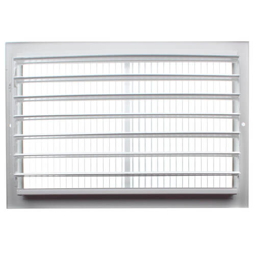 Main product image of 12" x 8" (Wall Opening Size) White Sidewall/Ceiling Register (661 Series)