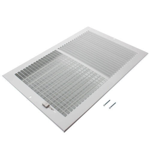Main product image of 12" x 8" (Wall Opening Size) White Sidewall/Ceiling Register (661 Series)