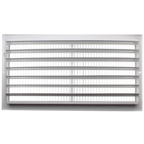 Main product image of 16" x 8" (Wall Opening Size) White Sidewall/Ceiling Register (661 Series)