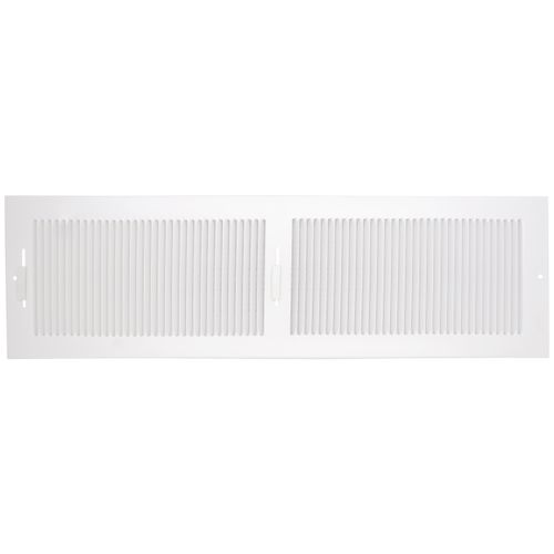 Main product image of 24" x 6" (Wall Opening Size) White Sidewall/Ceiling Register (661 Series)