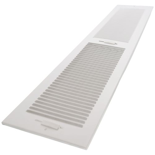 Main product image of 24" x 6" (Wall Opening Size) White Sidewall/Ceiling Register (661 Series)