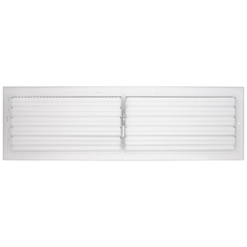 Main product image of 24" x 6" (Wall Opening Size) White Sidewall/Ceiling Register (661 Series)