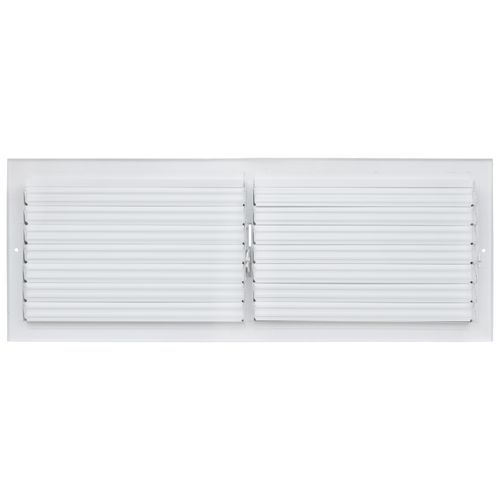 Main product image of 24" x 8" (Wall Opening Size) White Sidewall/Ceiling Register (661 Series)