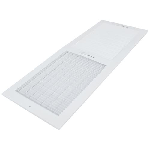 Main product image of 24" x 8" (Wall Opening Size) White Sidewall/Ceiling Register (661 Series)