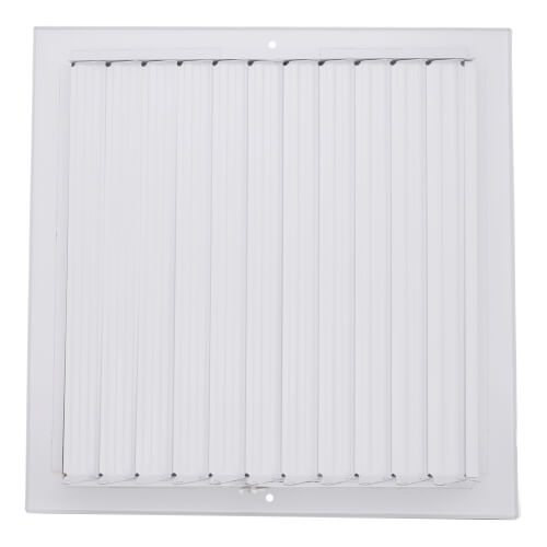 Main product image of 12" x 12" (Wall Opening Size) White Sidewall/Ceiling Register (661 Series)
