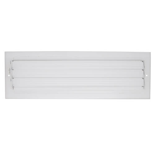 Main product image of 16" x 4" (Wall Opening Size) White Sidewall/Ceiling Register (661 Series)