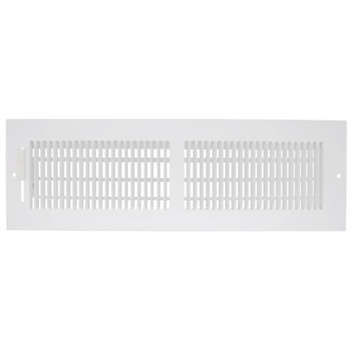 Main product image of 16" x 4" (Wall Opening Size) White Sidewall/Ceiling Register (661 Series)